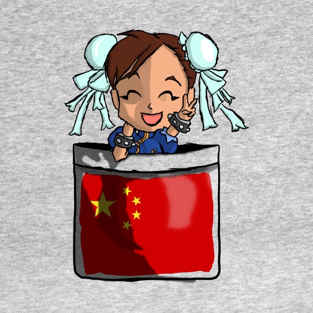 Street Fighter Pocket Pals - #3 Chun Li by vpdesign